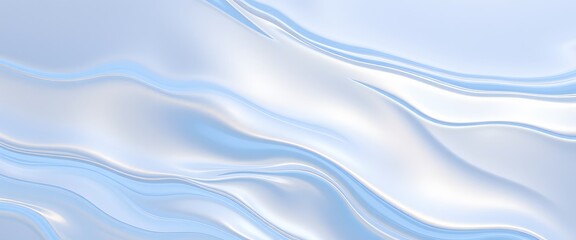 Silver and Blue Melted Metal Background background