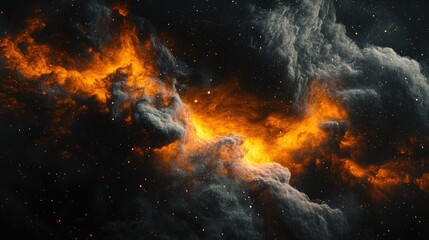 Smoky Cloud Filled with Smoke