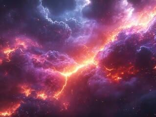 Experience the unique visuals of lightning storms clashing with electric fields