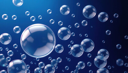 Captivating Small Bubbles Gently Floating