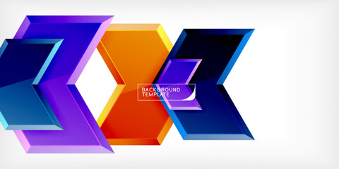 Technology dynamic arrow geometric background. Vector Illustration For Wallpaper, Banner, Background, Card, Book Illustration, landing page