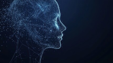 Digital Portrait of a Woman's Face