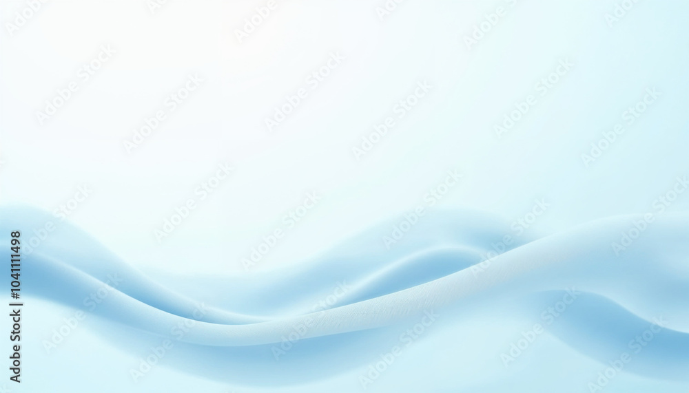 Aufkleber Abstract blue background with smooth wave. Simple soft blue wavy vector. Modern clean gradient design. Minimal light blue graphic pattern. abstract soft blue background with smooth lines and waves 