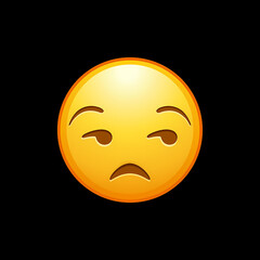 Fototapeta premium Unamused Face 