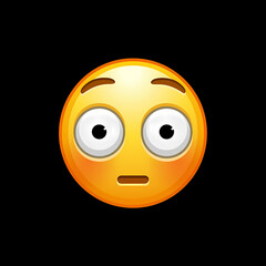 Fototapeta premium Face with Wide Eyes 