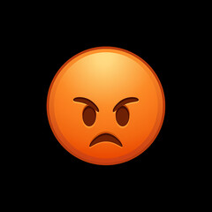 Fototapeta premium Angry Face 