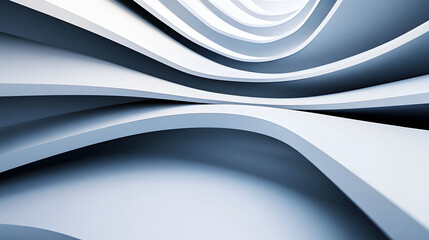 Abstract Blue Wave Design with Futuristic Style and Flowing Lines