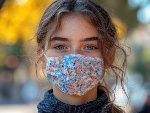 Promote face masks for teachers and students, focusing on comfort and long-term wear