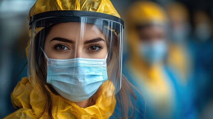 Pandemic preparedness for healthcare workers, focusing on protective measures and rapid response