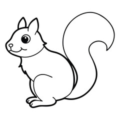 squirrel illustration 