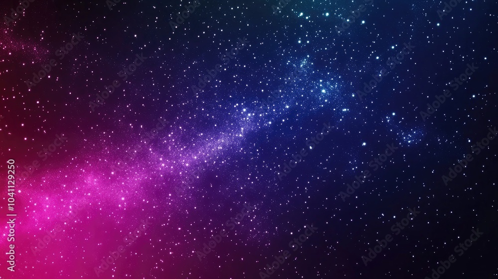 Poster high definition star field background in a 3d cartoon rendering colorful starry night sky texture de
