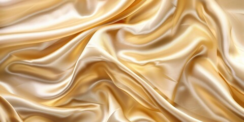 Fototapeta premium Gold satin background with shiny. Gold texture satin gradient.