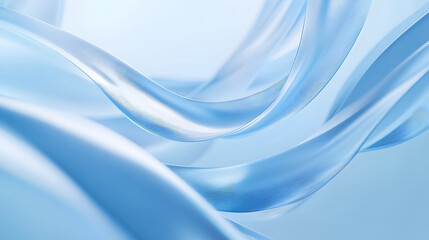 Fototapeta premium Flowing Blue Smoke on Black with Abstract Swirls and Soft Waves This captures the essence of the visual elements and the tags in an easy-to-understand way