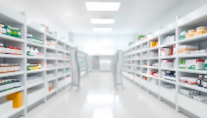 Blurred Pharmacy Background