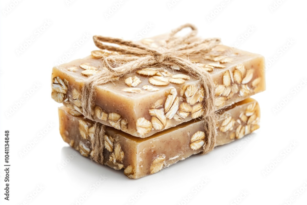 Poster two soap bars stacked vertically