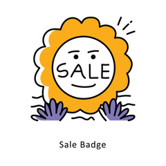 sale Badge isometric stock illustration. EPS File stock illustration