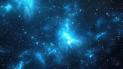 Fototapeta premium Close up view of the Milky Way galaxy featuring stars and space dust in a 3D cartoon rendering captured through a long exposure photograph with grain