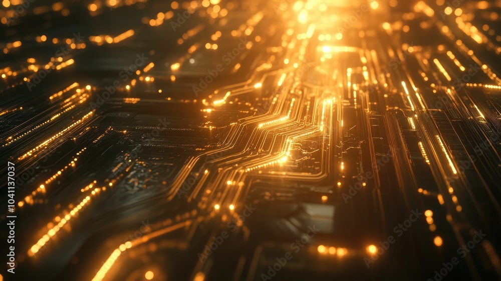 Poster luxury technology backdrop representing concepts of light speed data transmission artificial intelli