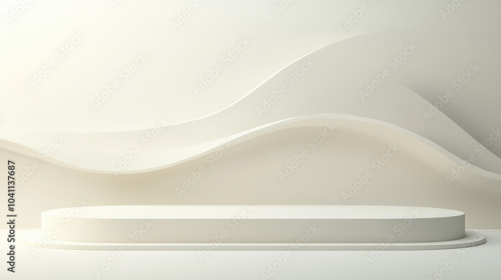 Poster 3d abstract texture backdrop with empty space for product presentation