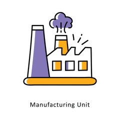 Manufacturing Unite isometric stock illustration. EPS File stock illustration