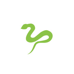 green snake vector