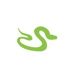 green snake vector