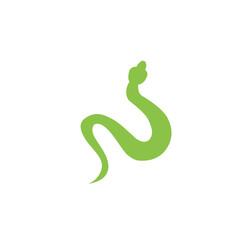 green snake vector