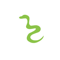 green snake vector