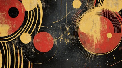 Festive abstract design featuring bright glittering elements and blurred circular patterns ideal for celebrations such as parties holidays and special occasions Elegant golden texture with intrica