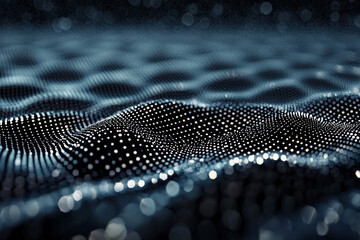 Technology Background Grid Square