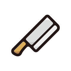Cleaver outline icon for graphic design, apps and websites