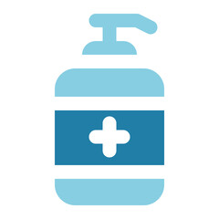 hydroalcoholic gel icon for illustration