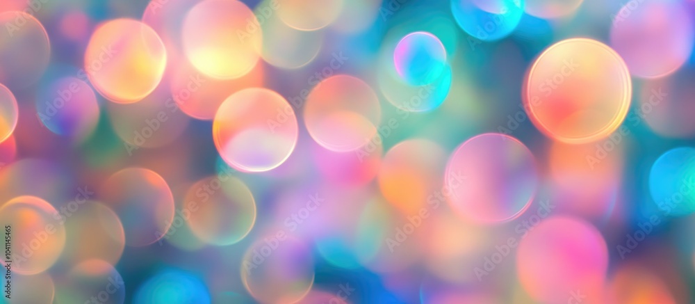 Poster fantasy blur colorful background color bokeh overlay background