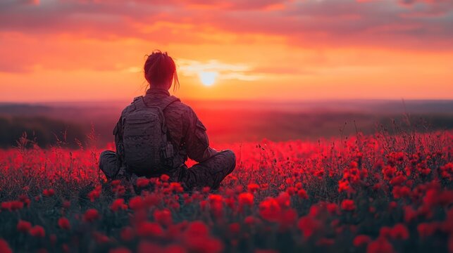 Veterans using meditation for PTSD, offering a natural way to manage trauma and emotional distress