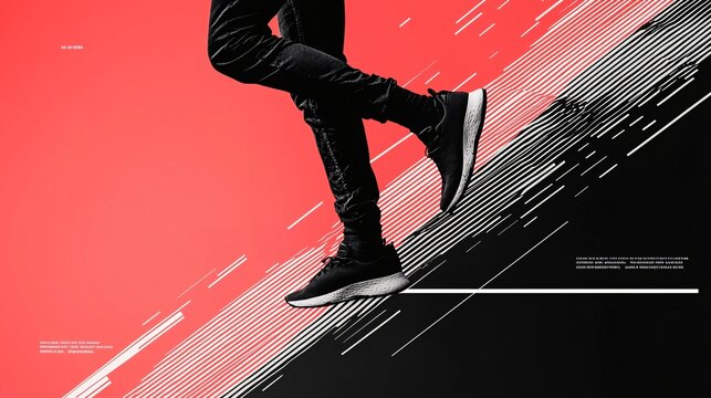 Elevate your inspiration with this contemporary poster template designed for impactful quotes and sleek visuals.