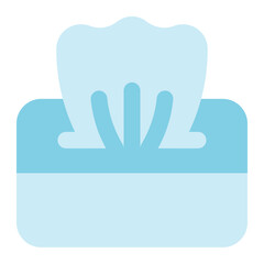 tissue icon for illustration