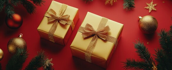 The Golden Wrapped Holiday Gifts