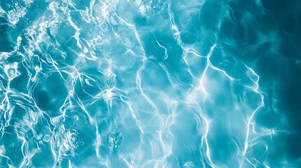 Obraz premium Blue Water Texture Ripples Swimming Pool Reflections Background Mobile Wallpaper