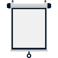 Projection Screen Illustration