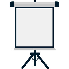 Projection Screen Illustration