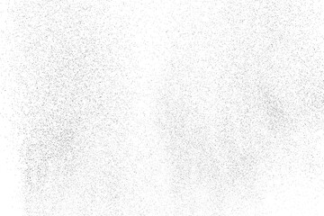 Distressed black texture. Dark grainy texture on white background. Dust overlay textured. Grain noise particles. Rusted white effect. Grunge design elements. Vector illustration, EPS 10.