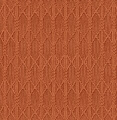 Cable knitted fabric with a pattern—winter clothes close-up Fabric.