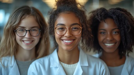 Fototapeta premium Empower women in STEM with mentorship programs that focus on professional development and support