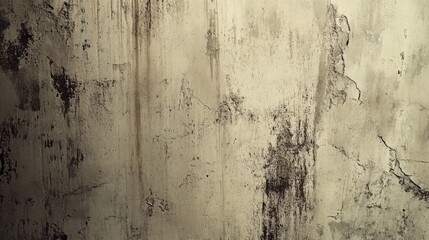 Fototapeta premium Abstract Texture of Cracked and Weathered Beige Wall