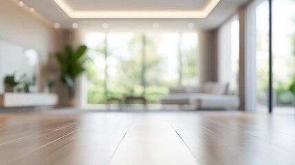 Modern Living Room Interior with Natural Light