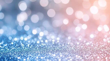 Fototapeta premium Abstract blue and pink bokeh light gradient for luxury feel