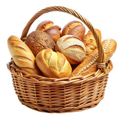A basket with bread