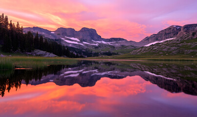 Fototapeta premium Spectacular Nature and Scenic Wonders: Golden Hour Sunsets, Lush Forests, Tranquil Beaches, and Vibrant Fields of Flowers in Stunning Views