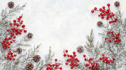 Festive Celebration with Playful Natural Elements