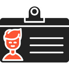 Id Card Vector Icon Design